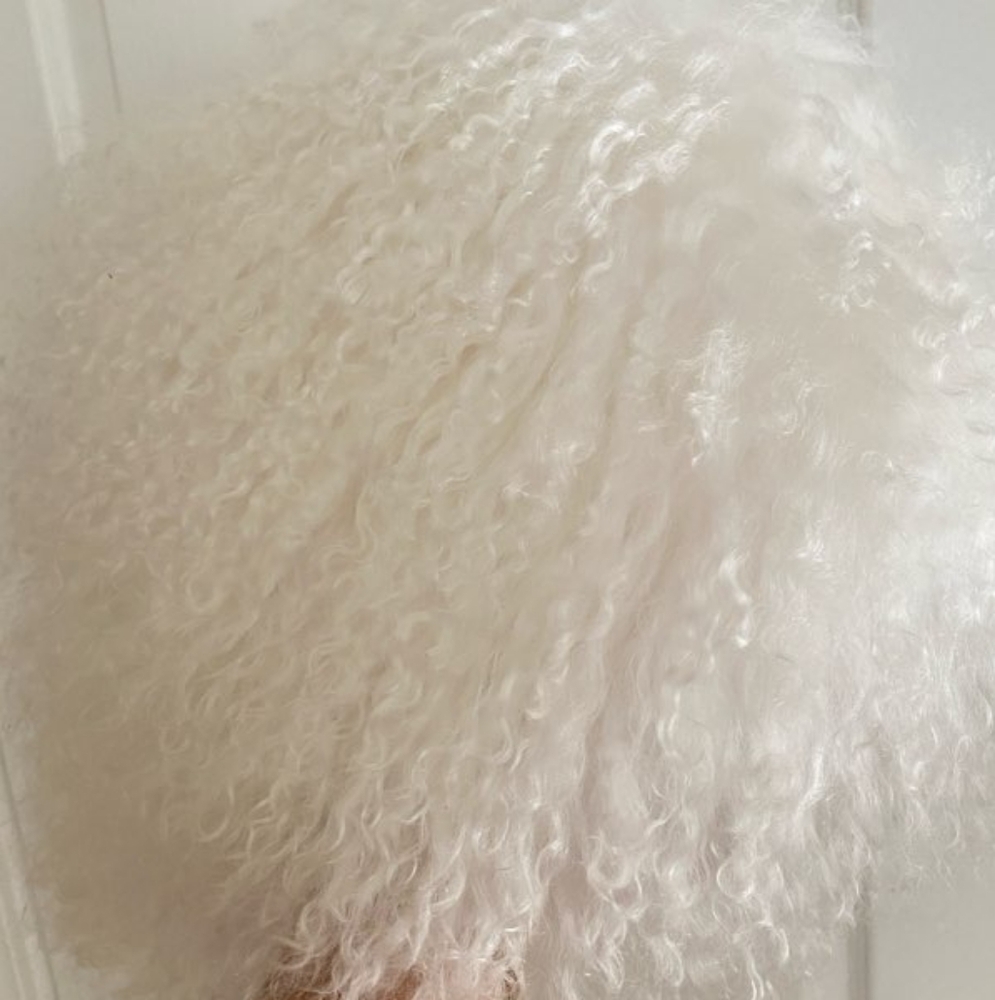 Genuine Mongolian Lamb Fur Hat One Size New - Picture 3 of 4